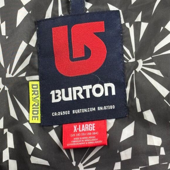 Burton Jacket Women XL Winter Coat Dryride Thermal Snowboard Gorpcore Ski Red - Picture 5 of 13